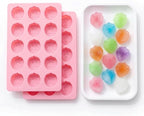 Cute Ice Cube Trays Silicone Chocolate Mold Wax Melt Molds Easy Release Ice by MayeBridge