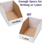 EXYGLO Cardboard Storage Bins 35 Pack, 9.4x4x4.5 Inch Cardboard Boxes, - Image 4