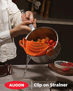 Large AUOON Clip on Strainer for All Pots and Pans - Image 6
