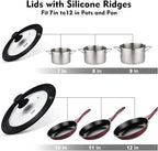 Ydeapi Universal Lids for Pots, Pans & Skillets - Image 3