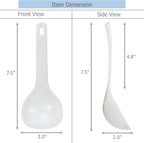 EIKS 2 Pack Plastic Soup Ladle Serving Spoon - Image 5
