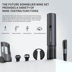 CIRCLE JOY Rechargeable Electric Wine Bottle Opener Set 7-in-1 Aluminum Alloy - Image 2