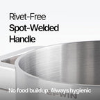 316 Stainless Steel 8.5 Quart Stock Pot - Image 5
