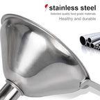 YGDZ Kitchen Funnel for Filling Bottles, Long Handle Funnel Set - Image 3