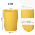 UUJOLY Plastic Small Trash Can Wastebasket, Garbage Container Basket - Image 3