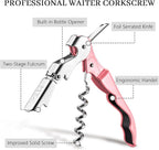 HYZ 2-Pack Wine Opener Waiter Corkscrew, Professional Wine Key - Image 2