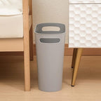 rejomiik Small Trash Can, 3.5 Gallon Slim Garbage Can Plastic Waste Basket - Image 7