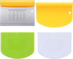 Suanyok Bench Scraper-Stainless Steel Dough Scraper and Flexible Plastic Bowl by Suanyok