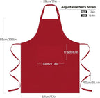 NLUS 2 Pack Kitchen Aprons - Image 3