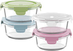 Freshmage 12oz Glass Meal Prep Containers, 1.5 Cup Food Storage Container - Image 2