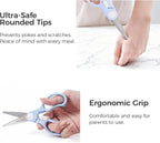 Premium Stainless Steel Portable Baby Food Safety Scissors, Detachable Feeding - Image 5