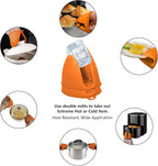 Oven Mitts Silicone Pot Holders Set Heat Resistant - Image 4