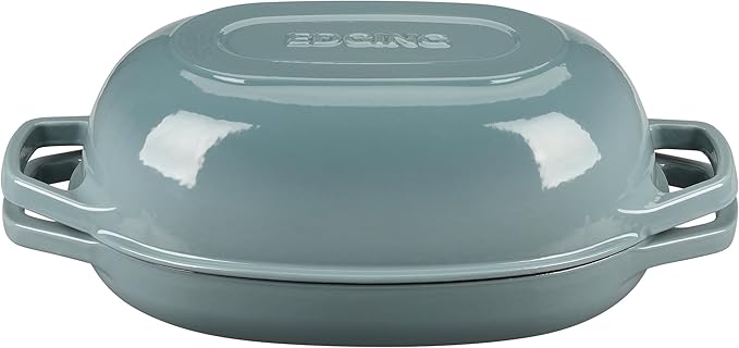 EDGING CASTING Enameled Cast Iron Oval Dutch Oven Pot - Image 7