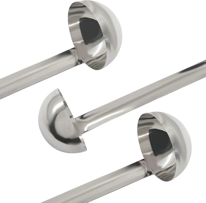 4 Oz Stainless Steel Ladle, 11.8" Long Handle Length - Image 5