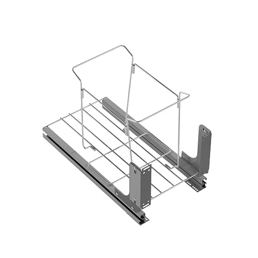 Dowell B15 Aluminum Base Wastebasket Pullout - Image 5
