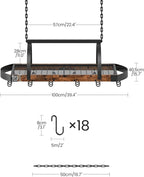 CHOEZON Hanging Pot Rack, Pot Hanger - Image 5