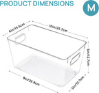 Vtopmart Clear Plastic Storage Bins, Countertops, Freezer Organization and - Image 2