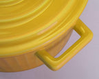 WHJY Yellow Colorful Ceramic Casserole Dish - Image 3