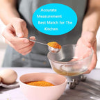 AIKEXIN 20-Piece Measuring Cups and Spoons Set, Nesting Stainless Steel - Image 3