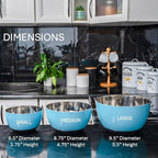 WHYSKO® Stainless Steel Mixing Bowls - Image 8