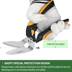 stedi 9-Inch Scissor Heavy Duty, All Purpose Scissors, Cardboard and Carpet - Image 3