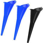 3-Pack Long-Neck Oil Funnels, Gas & Transmission Fluid by Cartisen