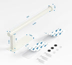 ASTOFLI Paper Towel Holder Under Cabinet No Drilling, Self Adhesive Paper Towel - Image 2
