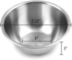 Fox Run Stainless Steel Small Mixing Bowl, 7.25 x 7.25 x 3.75 inches - Image 2