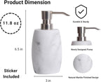 Clasin Home Resin Hand Soap Dispenser, Refillable Soap Dispenser - Image 4