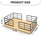 Kordory Wooden Guest Towel Holder Tray - Image 2