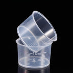 TOYANDONA Disposable Measuring Cup Set Pack of 100 Clear Plastic Measuring Cup by TOYANDONA