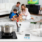 Digital Kitchen Timer, Magnetic Countdown Minute Simple Timer - Image 3