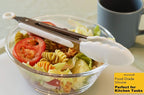 HINMAY Silicone Kitchen Tongs 9-Inch Stainless Steel Basics Tongs - Image 6