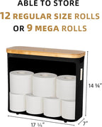 StorageWorks Toilet Paper Storage Basket, Papers Container - Image 2