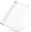 MERRYBOX Roll Up Dish Drying Rack Silicone Wrapped Over The Sink Dish Rack by MERRYBOX