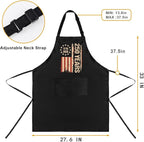 Us 250 Years Of Freedoms Apron - Image 3