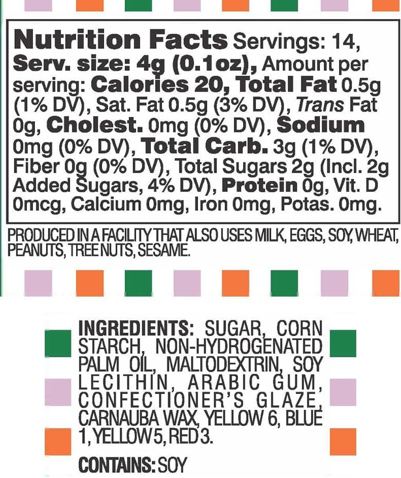 Green, Purple & Orange Sprinkles Jimmies 2 oz, Halloween Sprinkles For Baking, Ice Cream & More, The Hampton Candy Company - Image 2