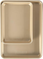 Nordic Ware Naturals NonStick Half Sheet and Quarter Sheet Set 24 inches by NordicWare
