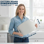 Cutting Board Non-Toxic, 304 Stainless Steel Cutting Board Double Sided - Image 5