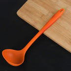 uxcell Silicone Soup Ladle Spoon 8.5 Inch Heat Resistant to 450°F One Piece - Image 2