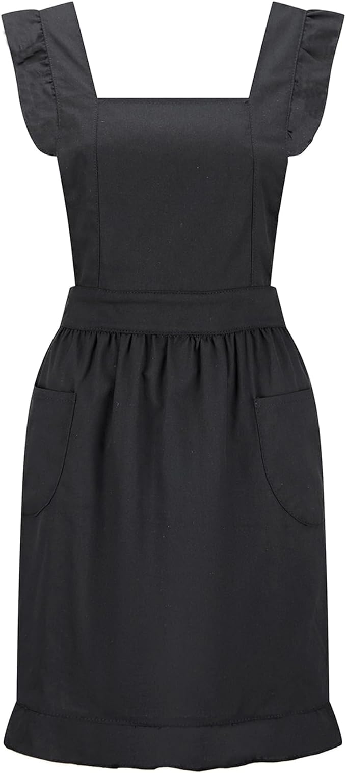 Hyzrz Retro Adjustable Ruffle Aprons by Hyzrz