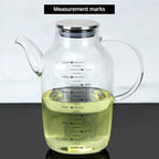 QWORK 1200ML/40Oz Large Glass Cooking Oil Bottle - Image 7