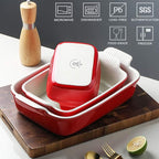 Sweejar Baking Pans Set, Ceramic 9x13 Baking Dish - Image 2