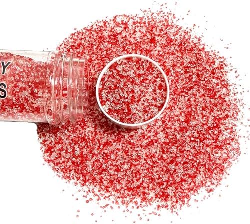 Edible Valentine Themed Sanding Sugar Sprinkles 142g/ 5.01oz Red White Sanding Sugar for Baking and Decorating Topping Cake Cookie Cupcake Topper Ice Cream Supplies - Image 2