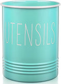 Bivvclaz Teal Kitchen Utensil Holder, 6.7" Utensil Holder by Bivvclaz