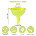 4 Pack Kitchen Silicone Funnel, Kitchen Funnel Set, Canning Silicone Funnels - Image 2