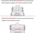 Amolliar Mason Jar Liquid Soap Dispenser Lid, Rust Proof Stainless Steel - Image 4