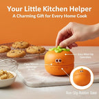 Cute Kitchen Timer with 60-Minute Mechanism, Non-Slip Base, Easy-Read Dial - Image 4