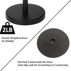 Black Paper Towel Holder Countertop, Standing Paper Towel Roll Holder - Image 5