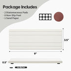 Razborci 2PCS Diatomite Quick Stone Drying Tray Mat - Image 3